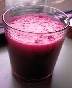 Drinking Beet Root Juice